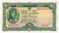Ireland, Republic Of 2 1 Pound, Prefix 98N, 16.5.1945